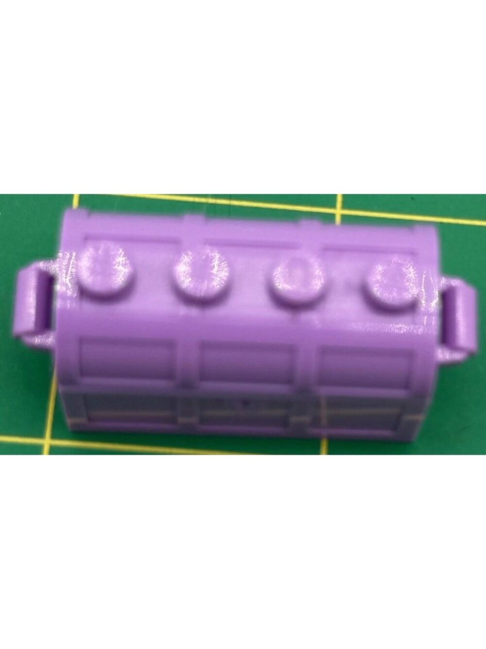 Lego 4738 Purple Treasure Chest Replacement With “Diamond”